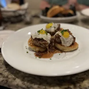a plate of food