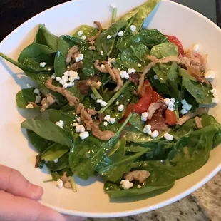 Warm Spinach Salad