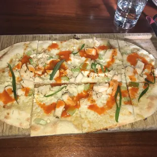 Jerked Chicken Flatbread Pizza