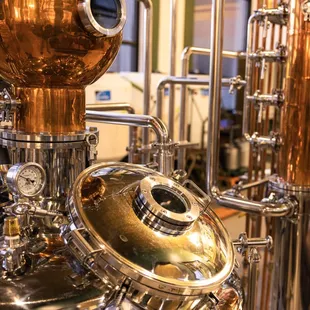copper still in the process of being made