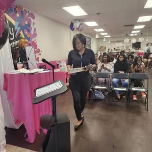 Venue Rental for cosmetology school graduation went amazing and their service was excellent.