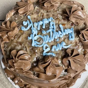 German chocolate cake