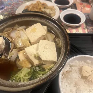 Tofu hotpot