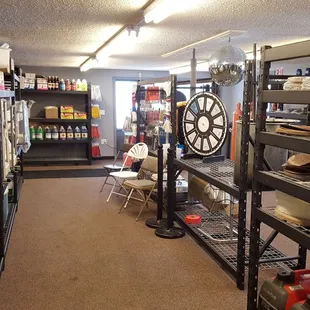 Our new remodel! Party Equipment and Supplies!