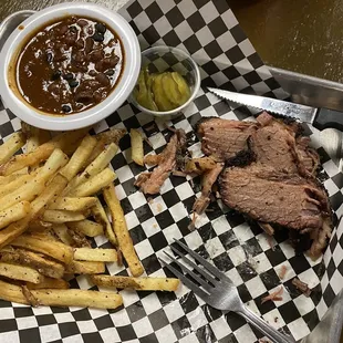 Brisket plate.