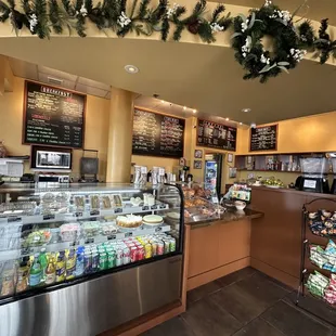 the inside of the restaurant