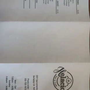 Menu page 2, 11/17/23