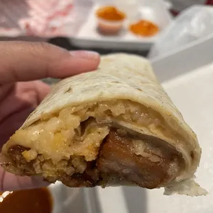 Al pastor burrito