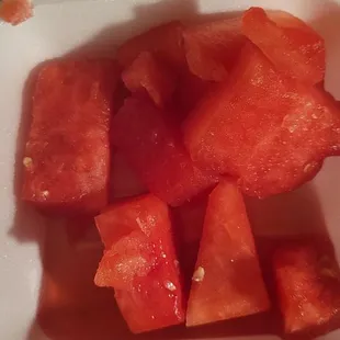 $8 for a small portion of mushy watermelon that seemed to be cut the day before. Not fresh at all