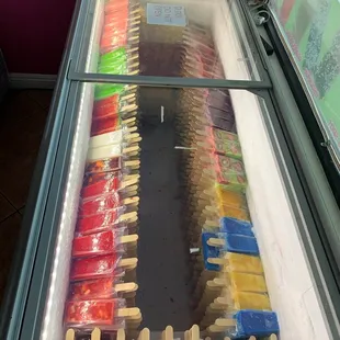 Variety of paleta flavors and great taste not only do they look great but the taste