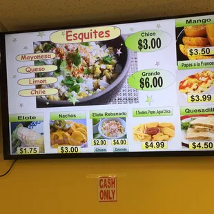 Lots of snack food options