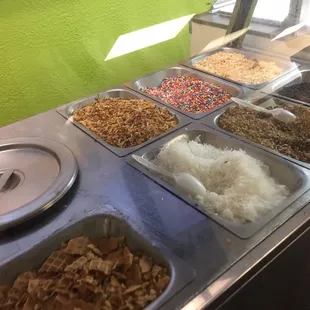 Ice cream toppings