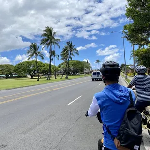 Great views while biking