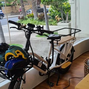 Bike with cargo area