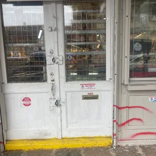 Doors are always locked and they only allow a certain amount at one time. We had no problem w/this.