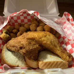 Chicken Leg Quarter Combo