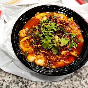 Fish in spicy sauce