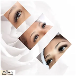 From natural volume to dramatic volume lash extension by Helen
