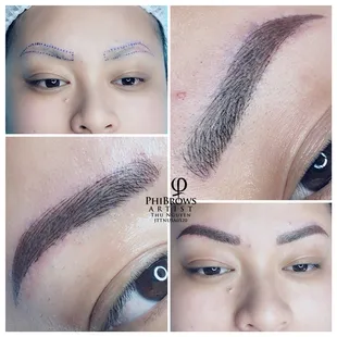 Phibrow _ Microblading &amp; shading brows, as natural as human brows