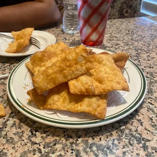 if only these were actually wontons :((( very deceiving .. sadly ... when i told the lady she got very defensive... overall place was clean.