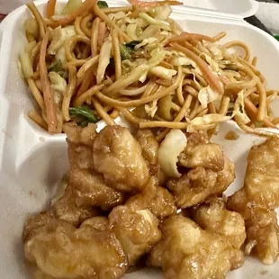 Orange Chicken Lunch