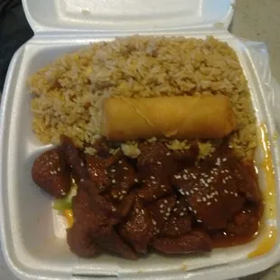 Tangerine beef
