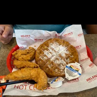 Absolutely delicious!! The Chicken and Waffle; Outstanding!!