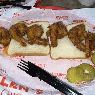 Fried shrimp- mild