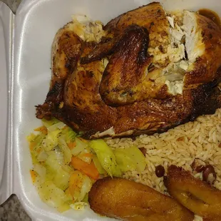 Jerk chicken plate