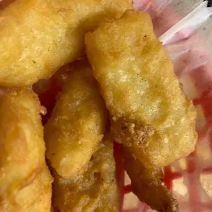 a basket of fried food