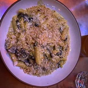 Mushroom penne