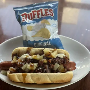 Hawaiian teriyaki dog