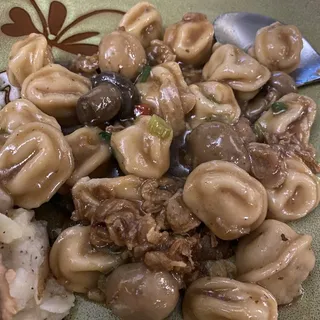 Sping Veal Maultaschen (meat filled dumplings)