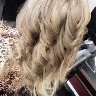 Blonde highlights