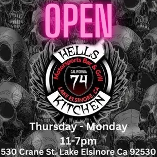 New location , new hours Feb 2023