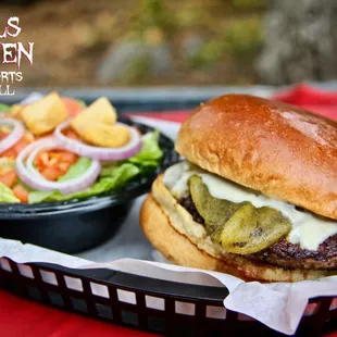 Premium 1/2lbs. All Natural Ortega Burger!