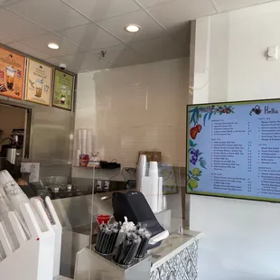 Inside view, small counter service only