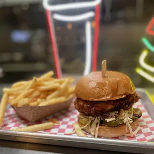 Probably the best chicken sandwich I have ever had, perfect balance between spicy and sweet. 11/10