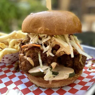 Hella Fried Chicken Sandwich