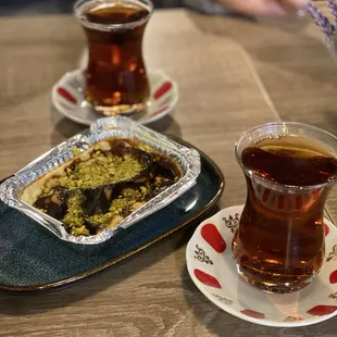 Rice Pudding &amp; Turkish tea