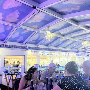 The ceiling