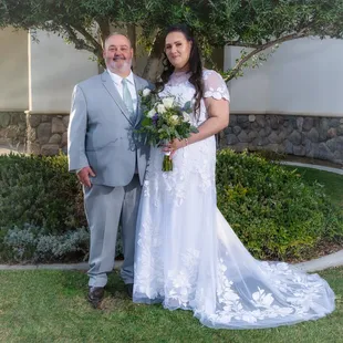 Our wedding day at the Hellenic Center!