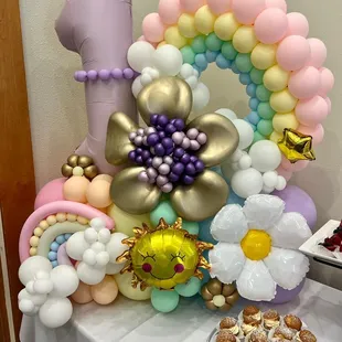 Large balloon bouquet