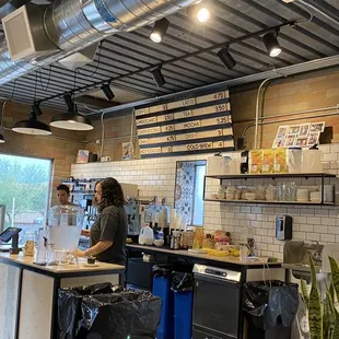 Sensational, hip interior cafe! Perfect for working.