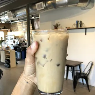 Dirty iced chai