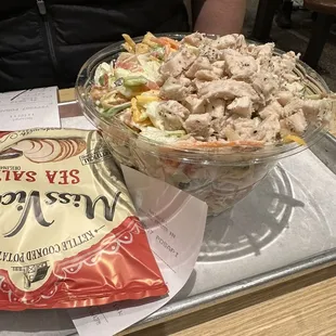 Chicken Bacon Ranch Salad Meal