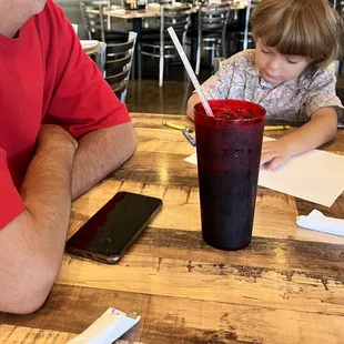 My son was enjoying the friendly environment