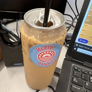 Closeup of the cool cup