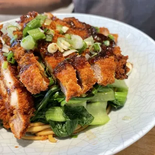 Special pork over noodle