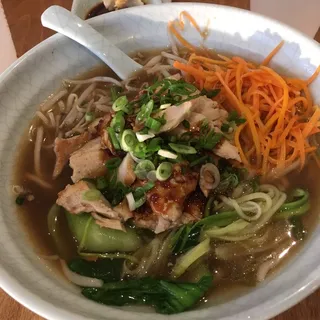 Grilled Chicken Noodle Soup